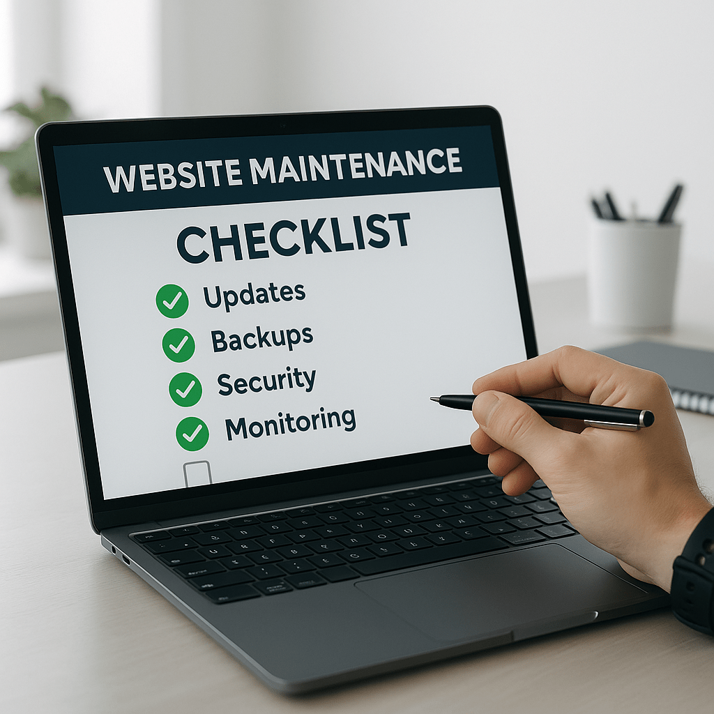 Checkliste für Websitewartung